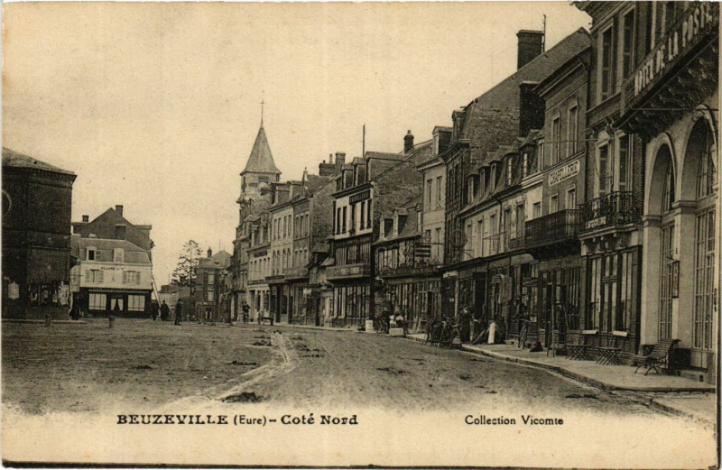 Carte postale ancienne Beuzeville - Cote Nord à Beuzeville
