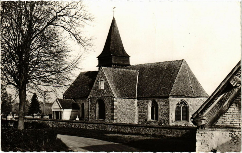 Carte postale ancienne Chauvincourt - L'Eglise