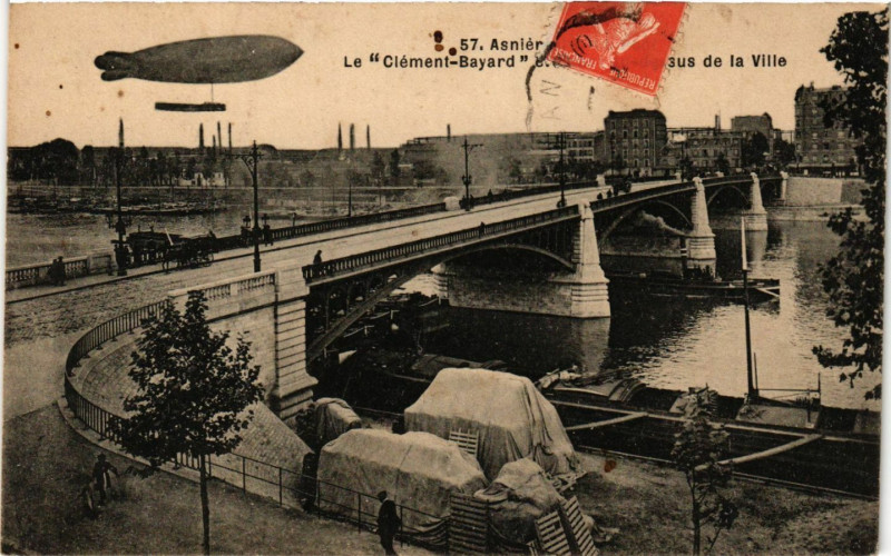 Carte postale ancienne Ansiere-Le Clément-Bayard ..