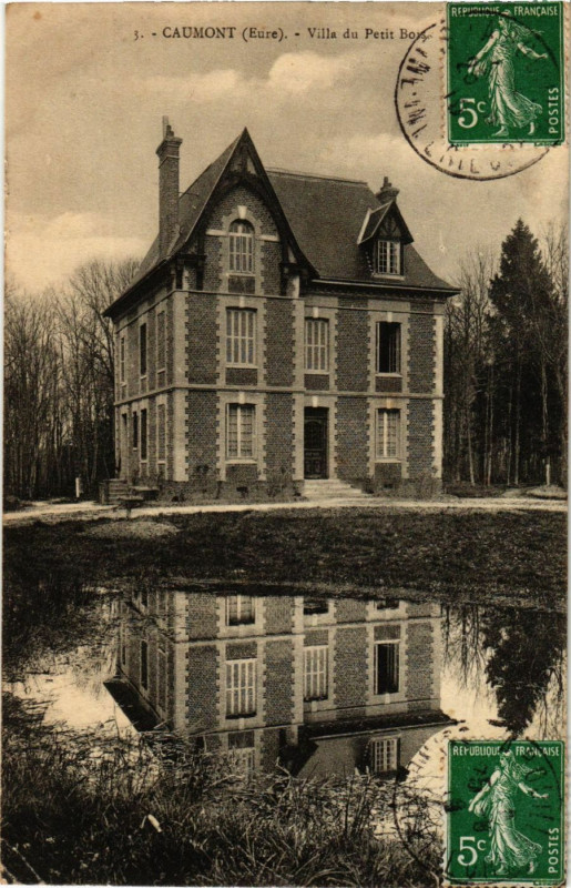 Carte postale ancienne Caumont - Villa du Petit Boys à Caumont