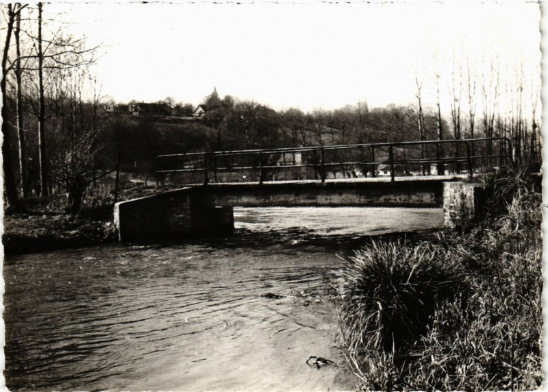 Carte postale ancienne Neaufles-Saint-Martin Eure - Le Pont Noir à Neaufles-Saint-Martin