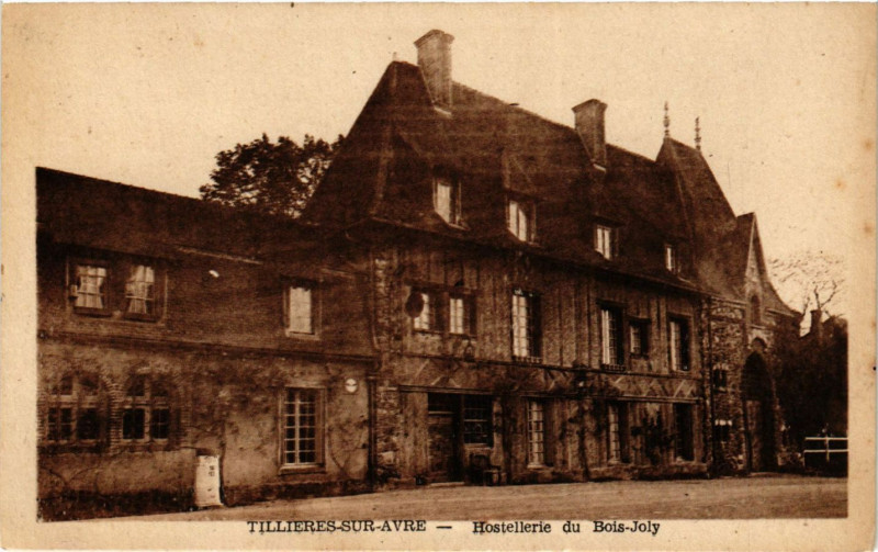 Carte postale ancienne Tillieres-sur-Avre - Hostellerie du Bois-Joly à Tillières-sur-Avre
