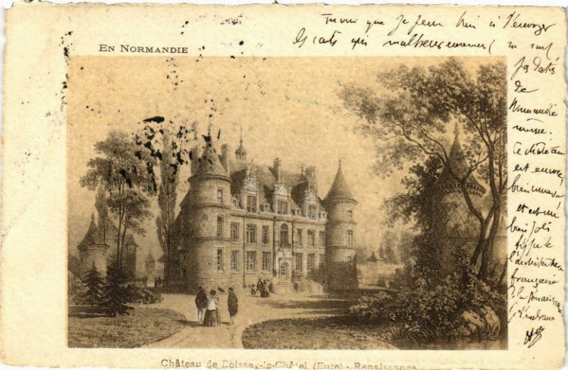 Carte postale ancienne Chateau de Doisse-le-Chatel - Renaissence