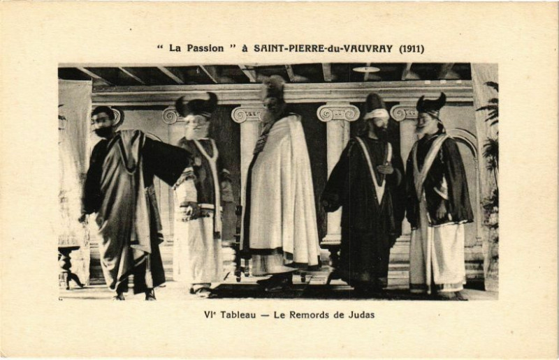 Carte postale ancienne La Passion  a Saint-Pierre-du-Vauvray (1911) - Le Remonds... à Saint-Pierre-du-Vauvray