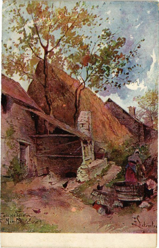 Carte postale ancienne Coin de Teridees Menill