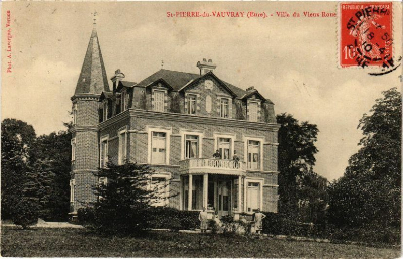 Carte postale ancienne Saint-Pierre-du-Vauvray - Villa du Vieux Rouen à Saint-Pierre-du-Vauvray