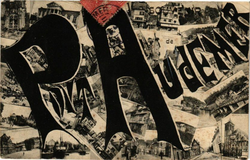 Carte postale ancienne Pont-Audemer à Pont-Audemer