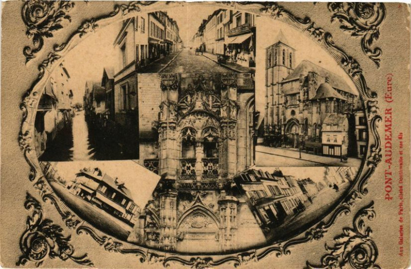 Carte postale ancienne Pont-Audemer à Pont-Audemer