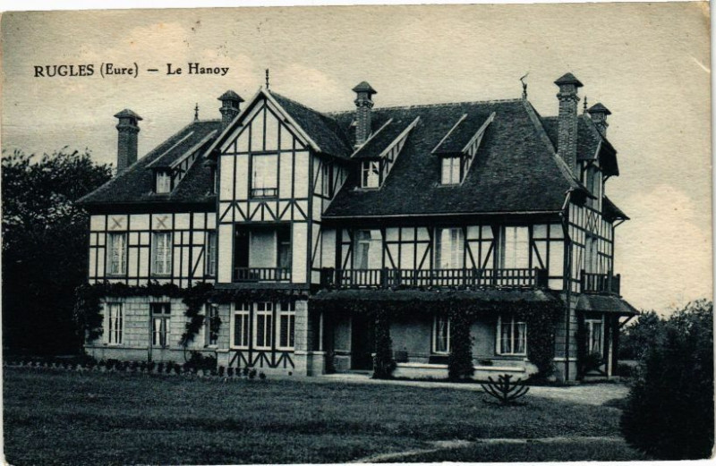 Carte postale ancienne Rugles - Le Hanoy à Rugles