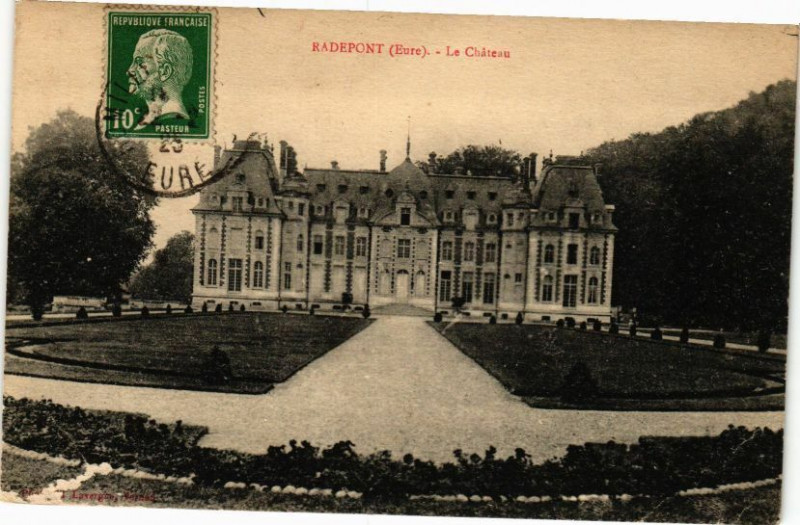 Carte postale ancienne Radepont - Le Chateau à Radepont