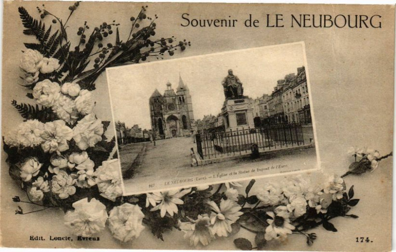 Carte postale ancienne Souvenir de Le Neubourg au Neubourg