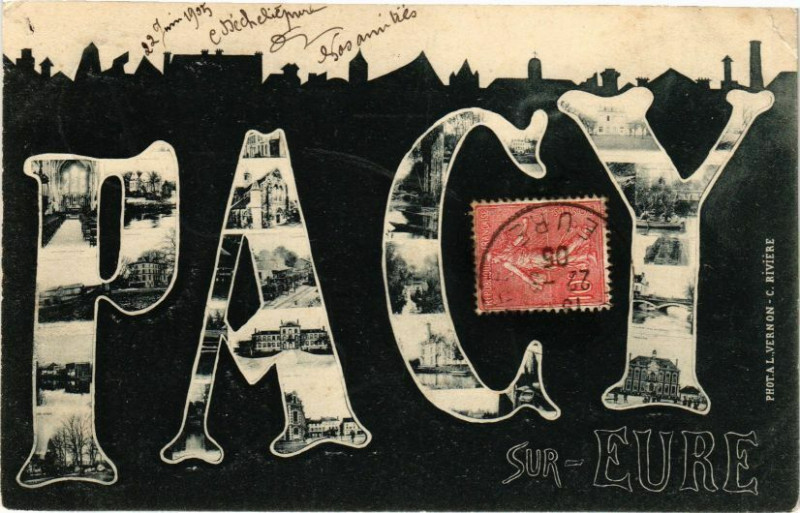 Carte postale ancienne Pacy-sur-Eure à Pacy-sur-Eure