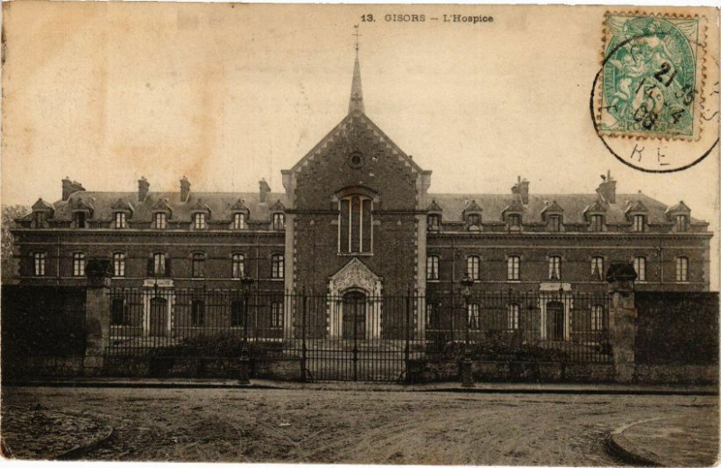 Carte postale ancienne L'Hospice à Gisors