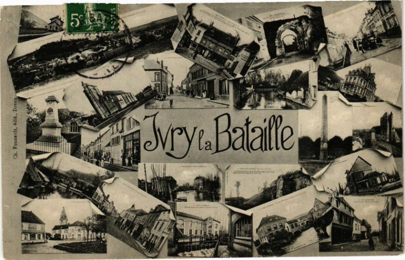 Carte postale ancienne Ivry-la-Bataille à Ivry-la-Bataille