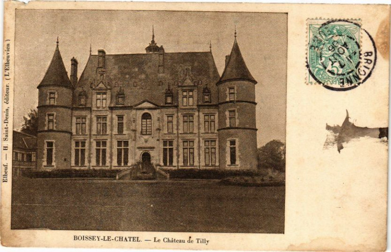 Carte postale ancienne Boissey-le-Chatel - Le Chateau de Tilly à Boissey-le-Châtel