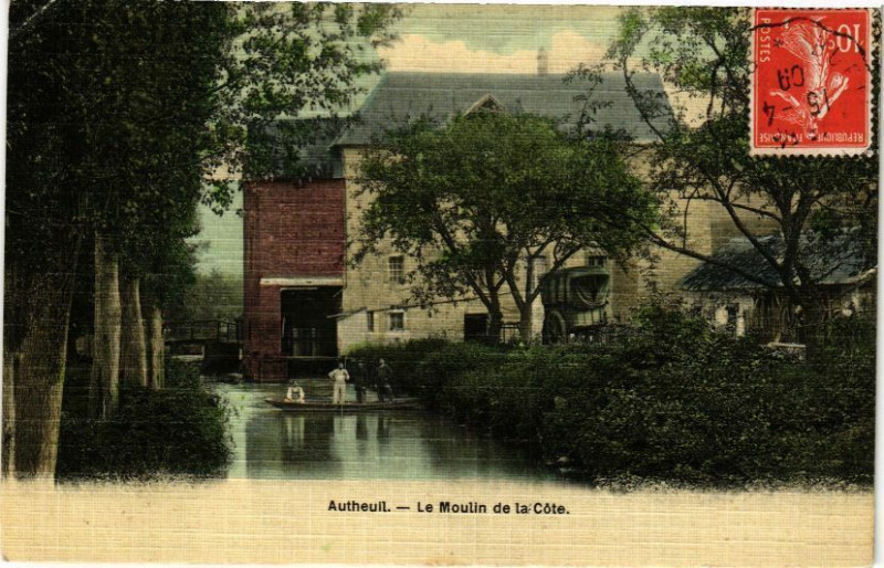 Carte postale ancienne Autheuil - Le Moulin de la Coté