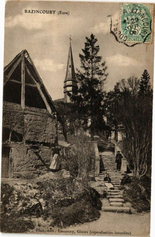 Carte postale ancienne Bazincourt