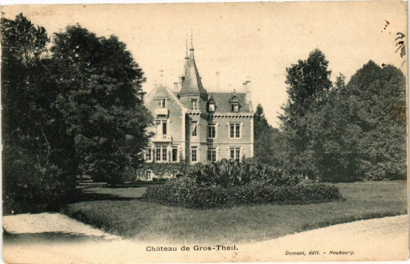 Carte postale ancienne Chateau de Gros-Theil