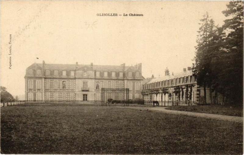 Carte postale ancienne Glisolles - Le Chateau à Glisolles