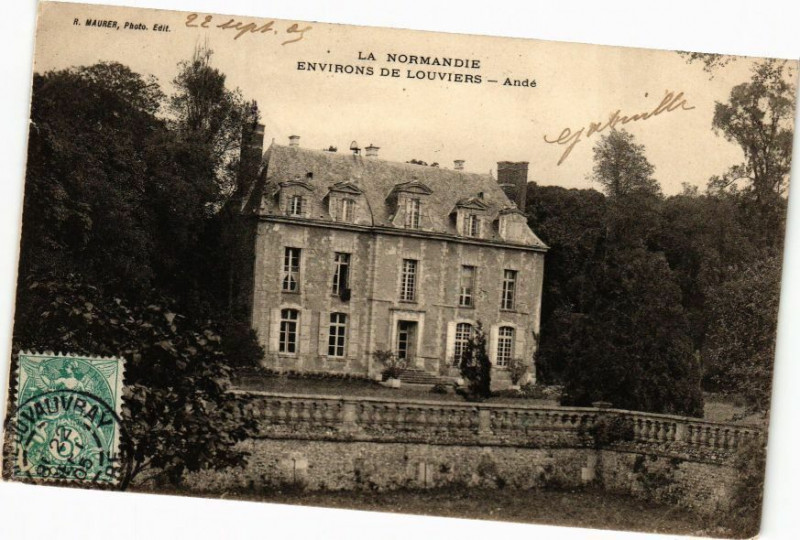 Carte postale ancienne La Normandie - Environs de Louviers - Ande à Louviers