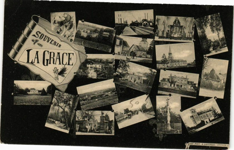 Carte postale ancienne Souvenir la Grace