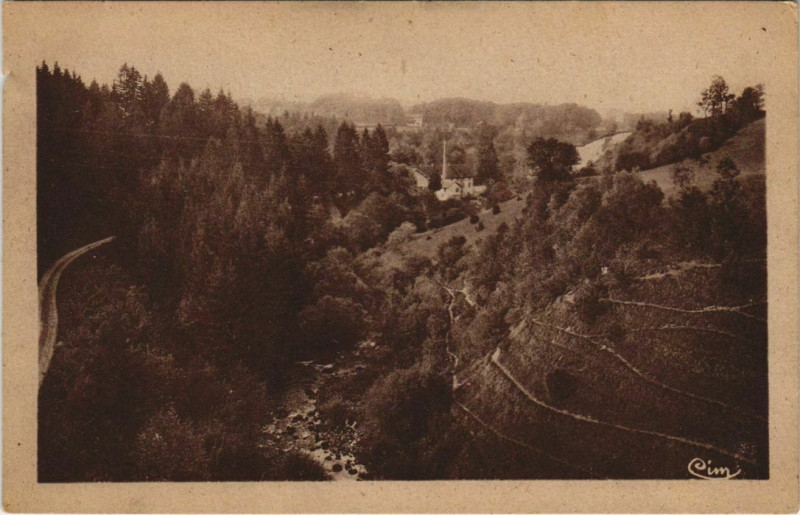 Carte postale ancienne Clairvaux le Lacs -