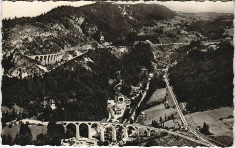 Carte postale ancienne La Franche-Comté Pittoresque à Hauts de Bienne