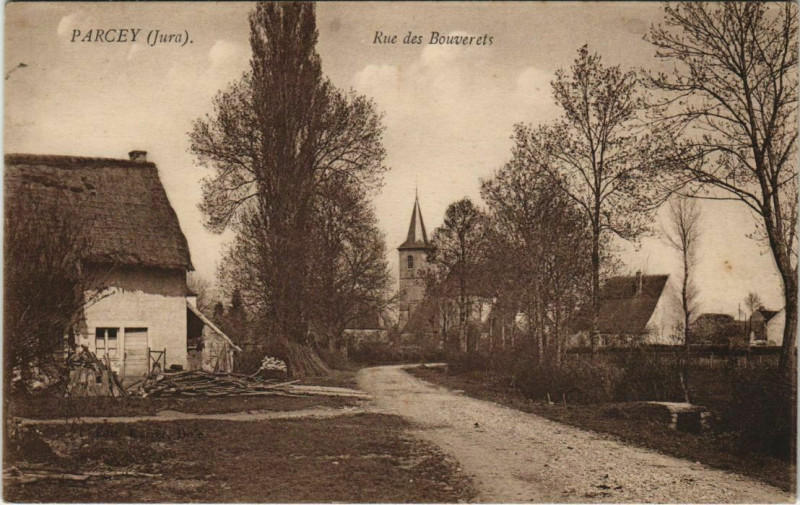 Carte postale ancienne Parcey - Rou des Bouverets à Parcey