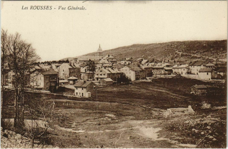 Carte postale ancienne Les Rousses Vue générale aux Rousses