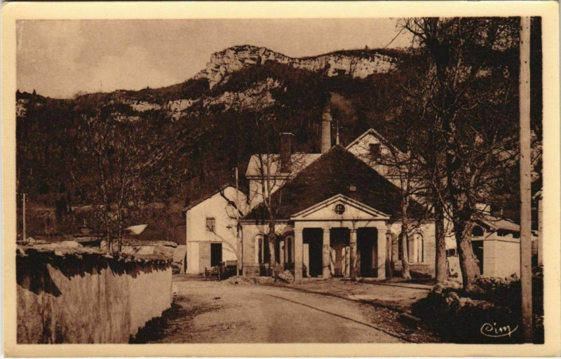 Carte postale ancienne Moirans du Jura Chalet modele Roche Rive à Rans
