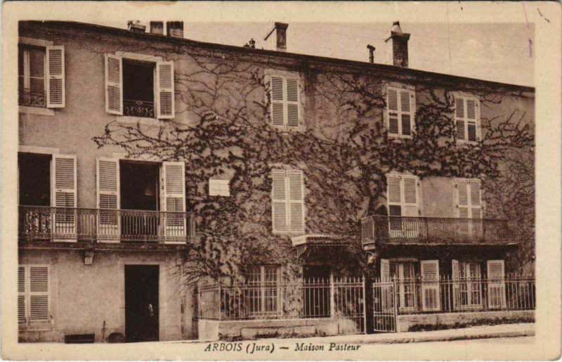 Carte postale ancienne Arbois - Maison Pasteur à Arbois