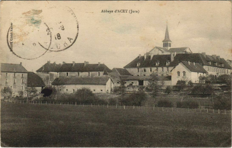 Carte postale ancienne Abbaye d'Acey -