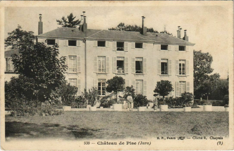 Carte postale ancienne Chateau de Pise -
