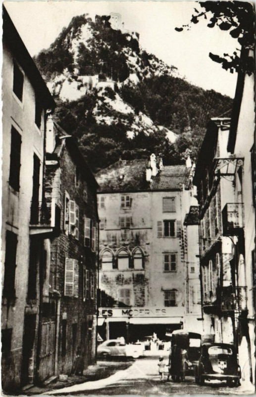 Carte postale ancienne Salins-les-Bones Fort Belin et ancien Couvent des Carmelites