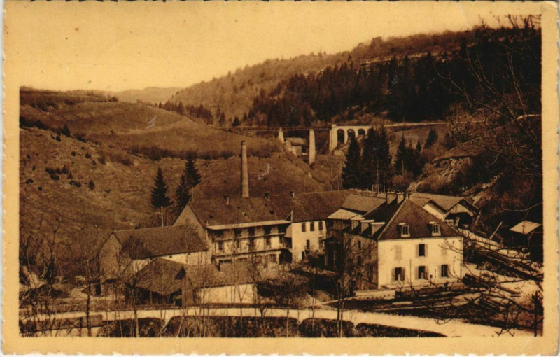 Carte postale ancienne Clairvaux - Vallée du Drovenont et du Quinquena