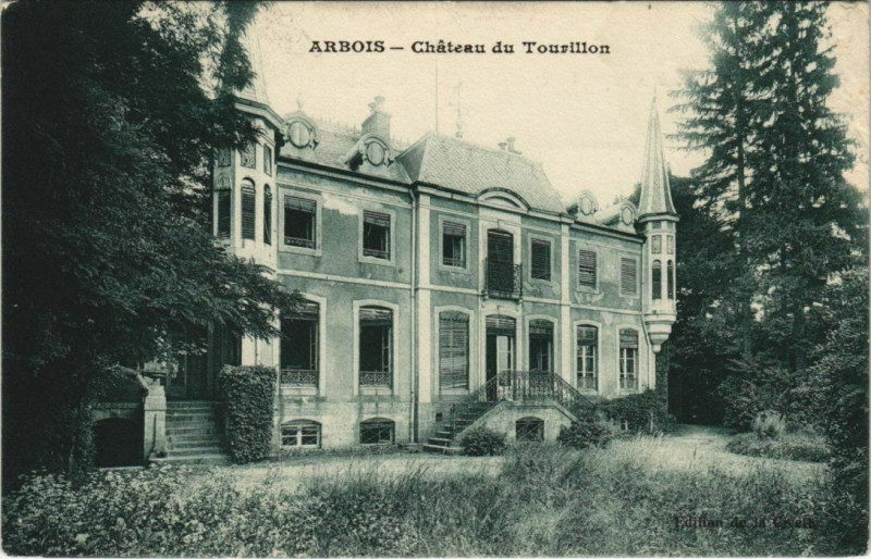 Carte postale ancienne Arbois Chateau du Touvillon à Arbois