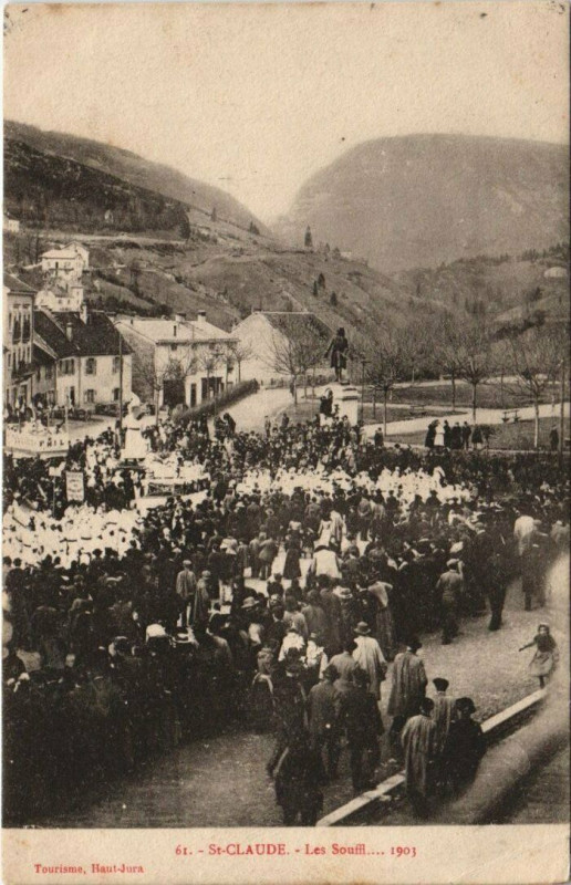 Carte postale ancienne Saint-Claude - Les Souffl... 1903 à Saint-Claude