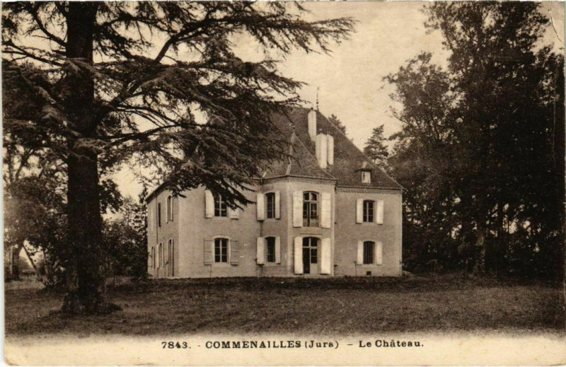 Carte postale ancienne Commenailles- Le Chateau France à Commenailles