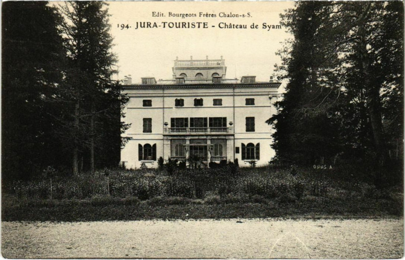 Carte postale ancienne Chateau de Syam France à Syam