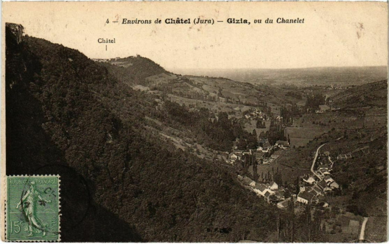 Carte postale ancienne Gizia France à Gizia