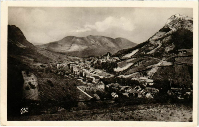 Carte postale ancienne Salins les Bains- La Ville et les Forts France à Salins-les-Bains