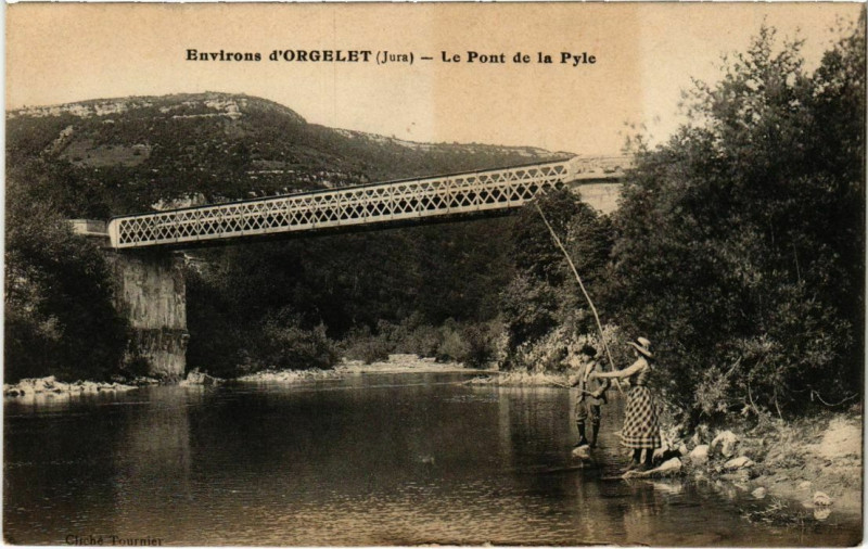Carte postale ancienne Le Pont de la Pyle France