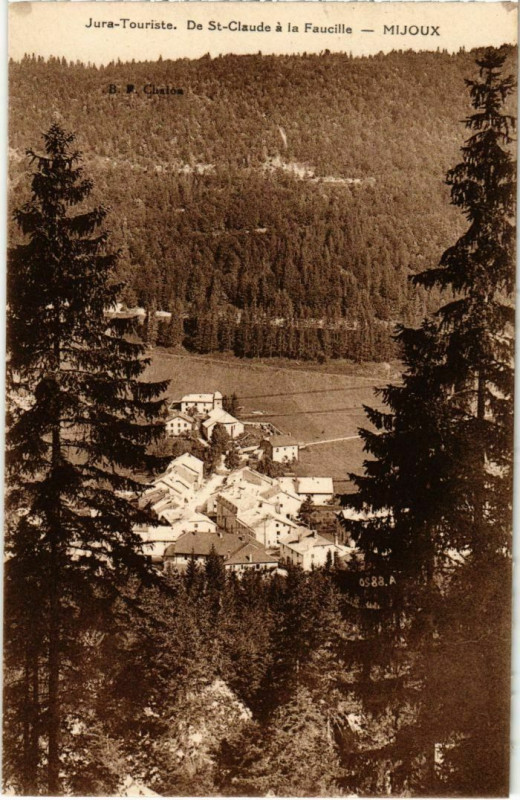 Carte postale ancienne Mijoux France