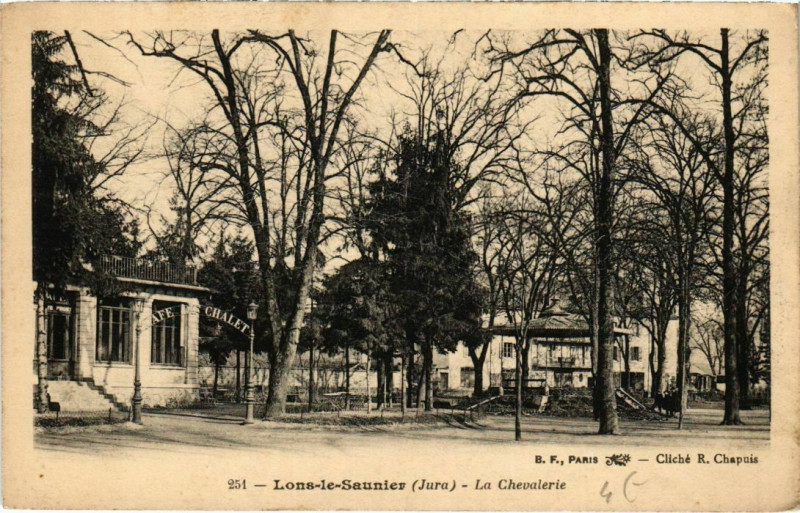 Carte postale ancienne Lons le Saunier- La Chevalerie France à Lons-le-Saunier