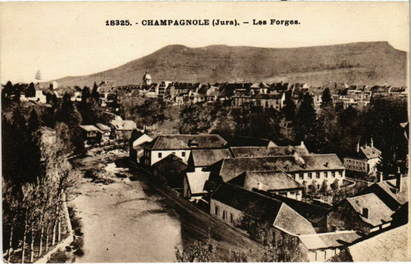 Carte postale ancienne Champagnole- Les Forges France à Champagnole