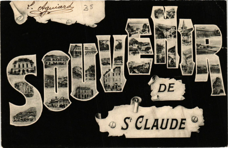 Carte postale ancienne Saint-Claude - Souvenir de Saint-Claude - Scenes - Jura à Saint-Claude