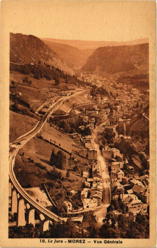 Carte postale ancienne Morez vue générale