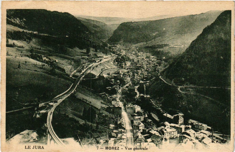 Carte postale ancienne Morez vue générale