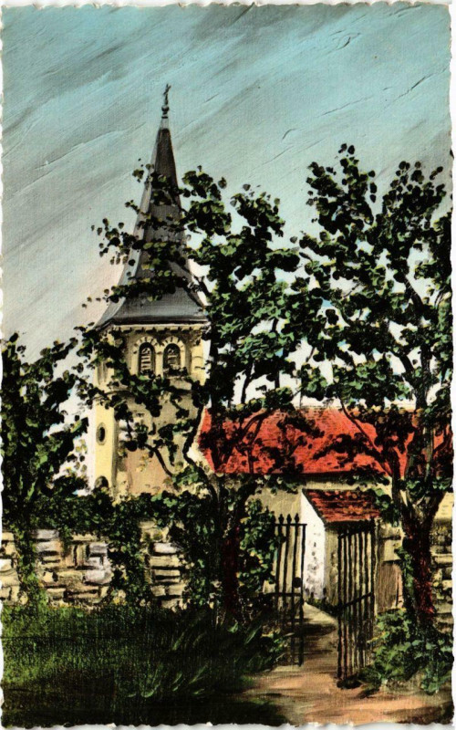 Carte postale ancienne Chatel-le-Couvent La Vieille Eglise