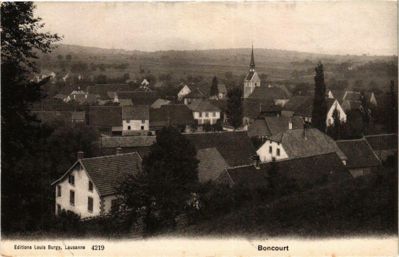 Carte postale ancienne Boncourt à Our